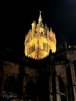 Parlement at night - Edinburgh, Scotland
