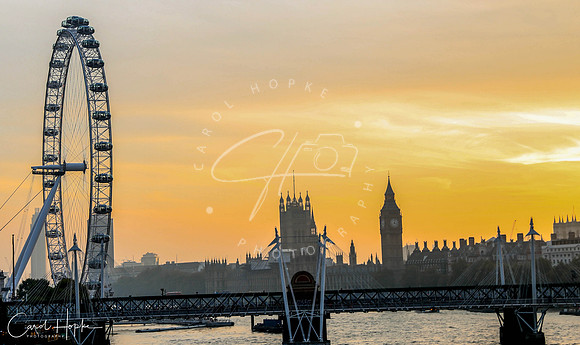 Big Ben and The London Eye